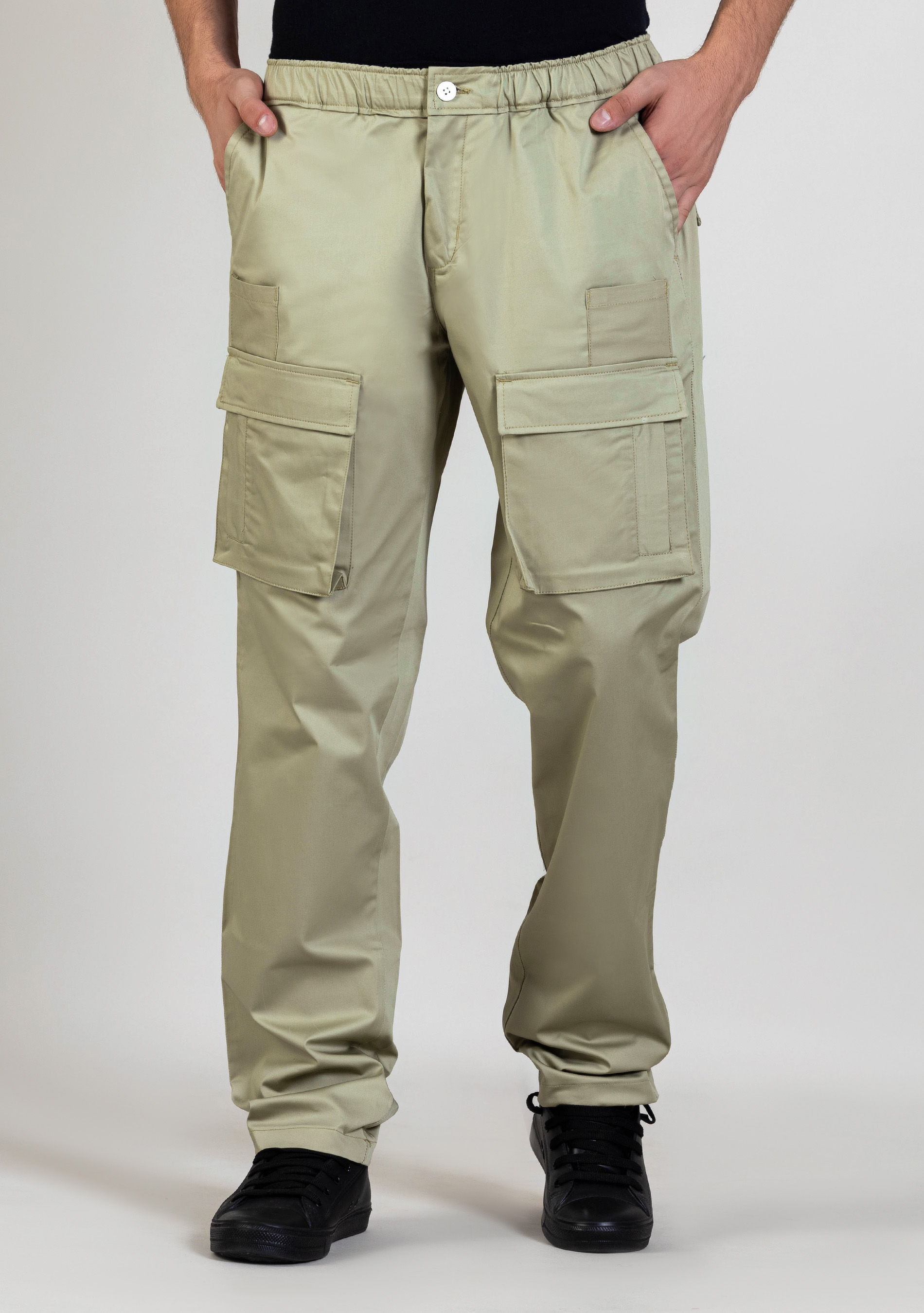 Sage Green Regular Fit Men’s Cargo Trousers - Buy Online in India @ Mehar