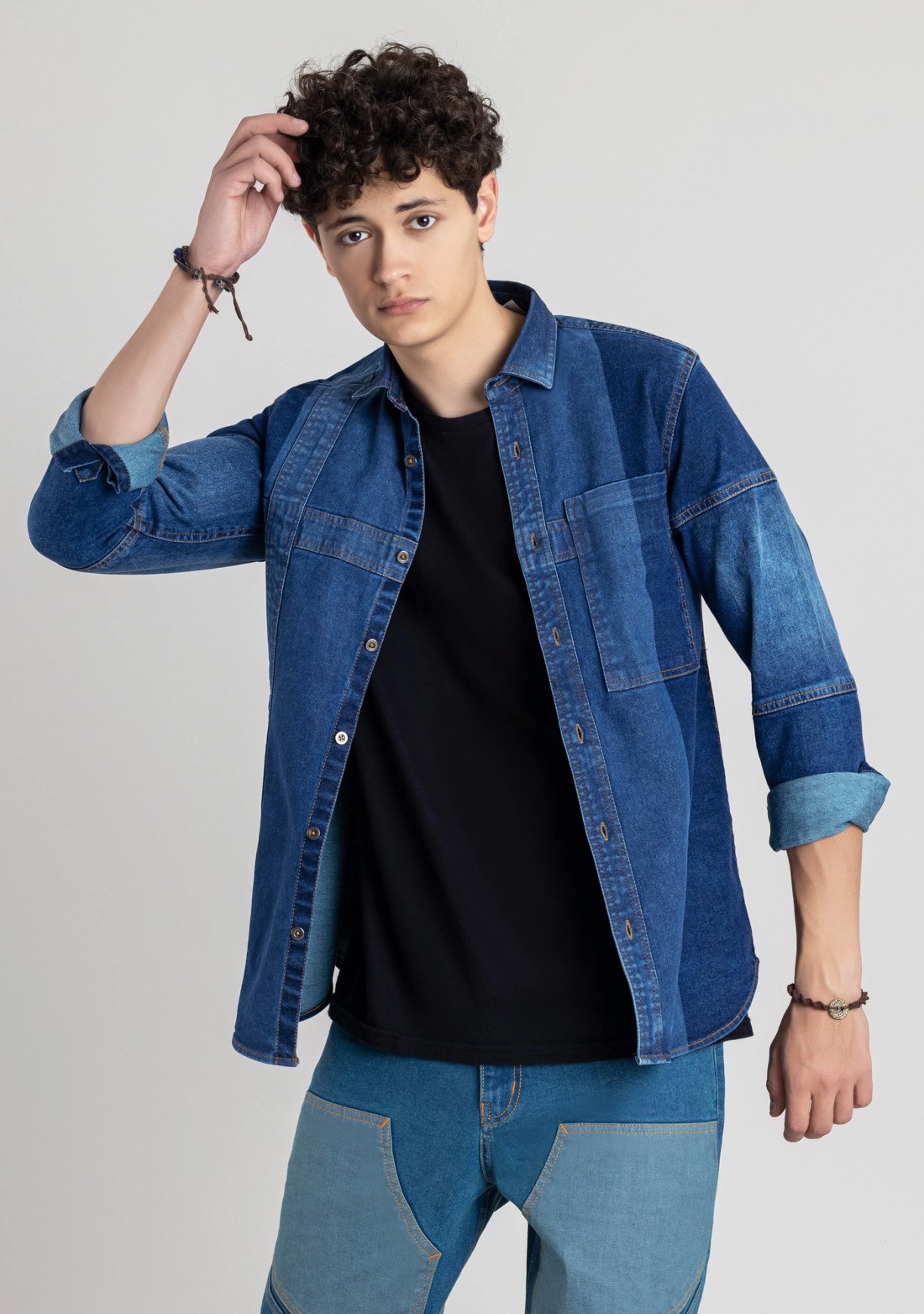 Buy Blue Shirts for Men by JOHN PLAYERS JEANS Online | Ajio.com