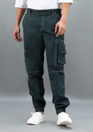 Buy Men's Streetstyle Olive Cargo Pant Online | SNITCH