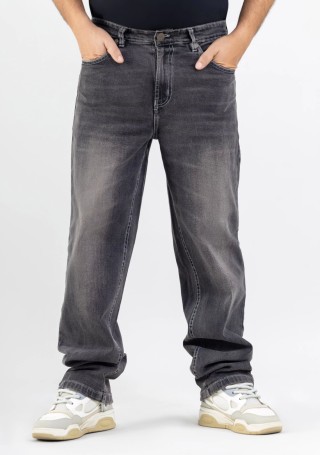 Grey Regular Fit Men's  Jeans