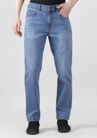Yale Blue Regular Fit Men's Jeans